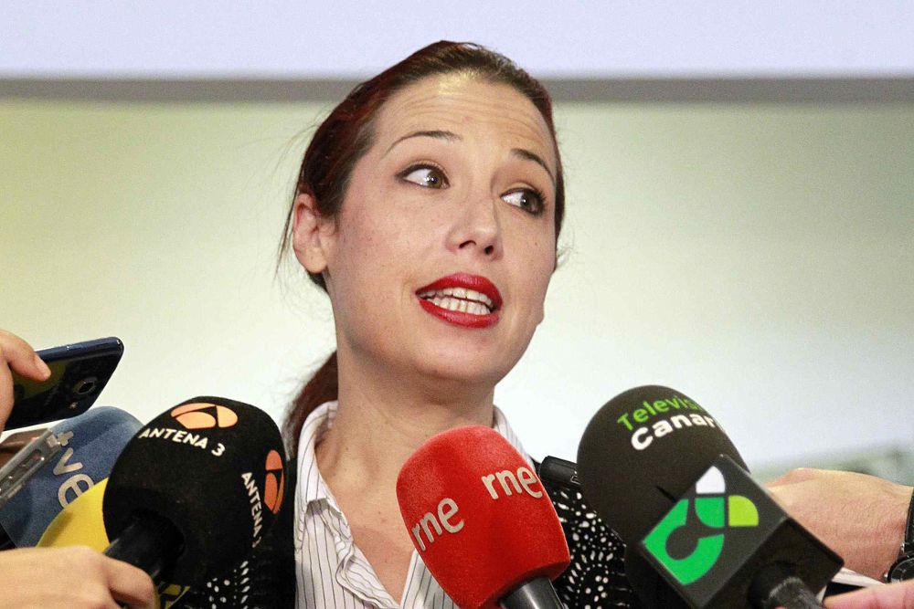 La vicepresidenta del Gobierno de Canarias, Patricia Hernández.