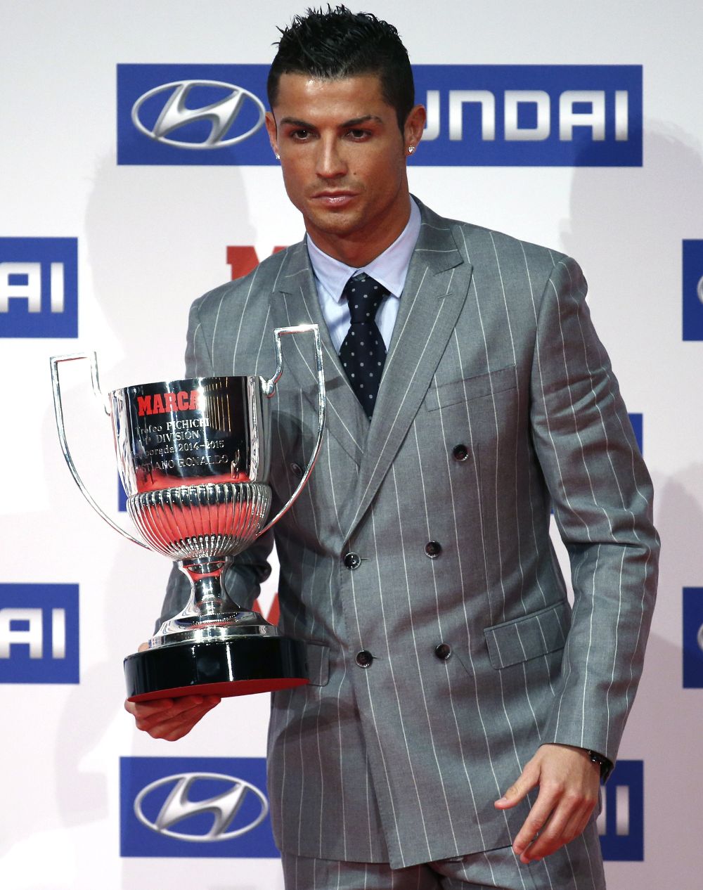 Cristiano Ronaldo Durante la entrega de Trofeos Marca.
