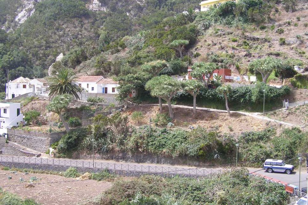 Una vista del caserío de Chamorga, zona en la que tendrá lugar el rodaje.R. CHICO