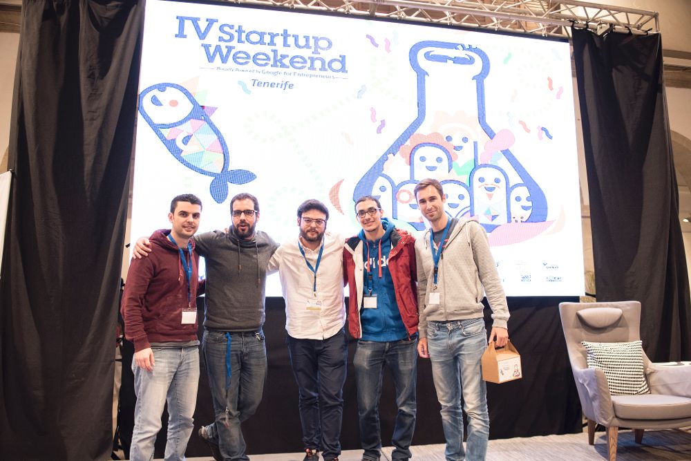 Ganadores de la IV Startup Weekend.
