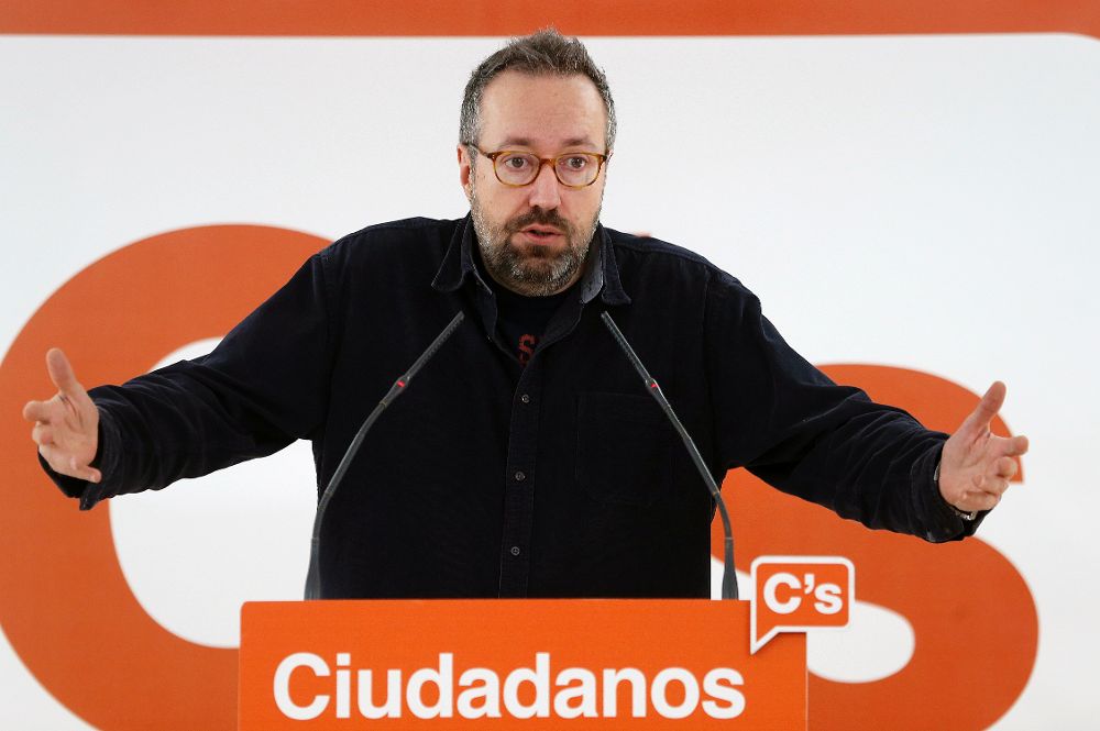 El portavoz parlamentario de Ciudadanos, Juan Carlos Girauta.