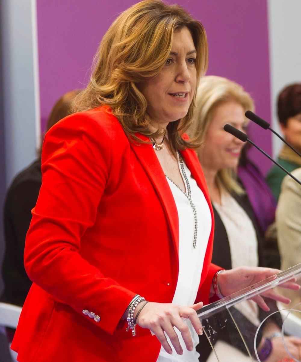 La secretaria general del PSOE-A y presidenta de la Junta, Susana Díaz.