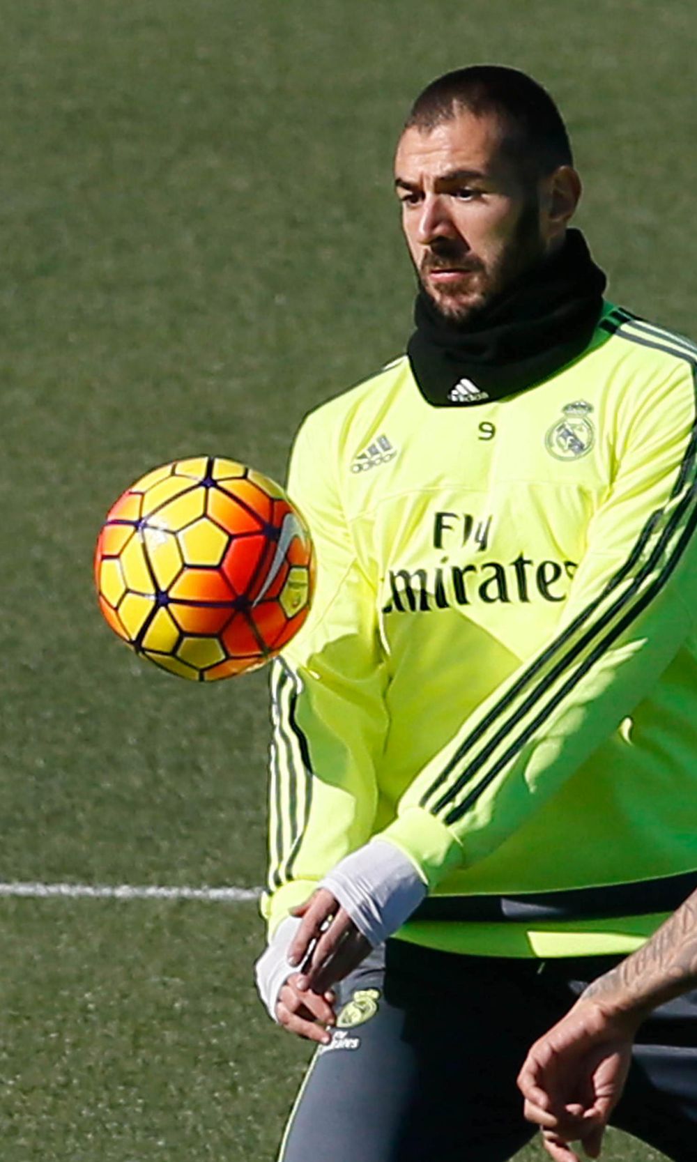 El delantero del Real Madrid Karim Benzema.