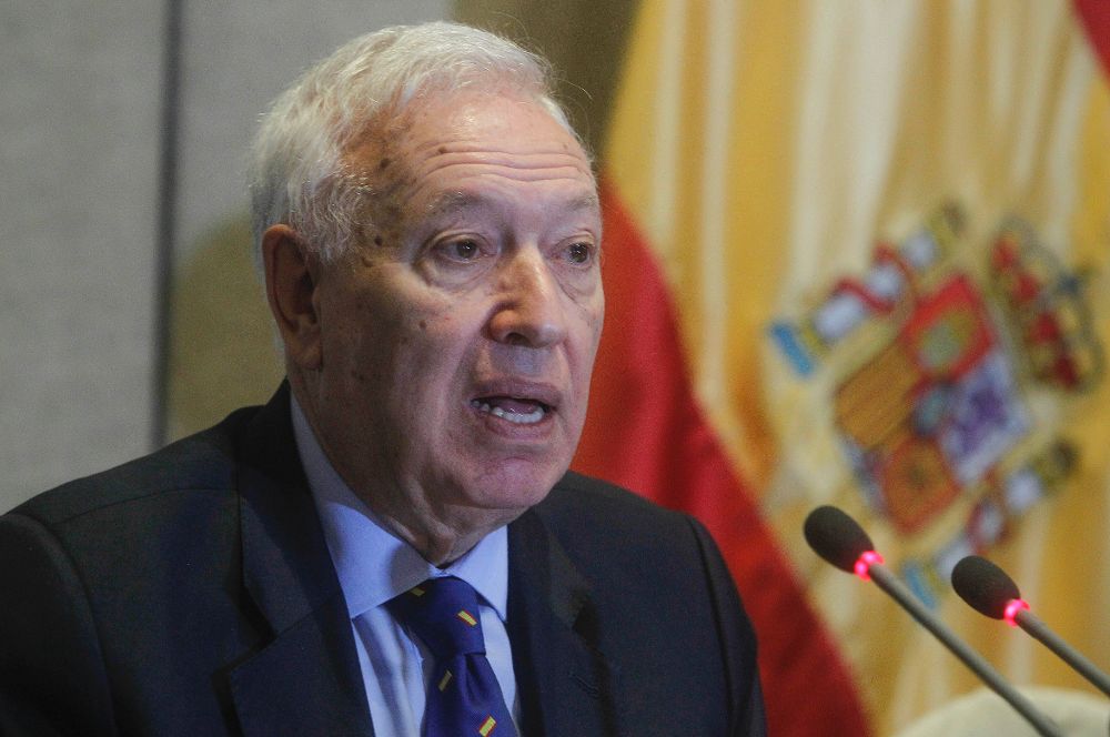 El ministro de Asuntos Exteriores y Cooperación español en funciones, José Manuel García-Margallo.