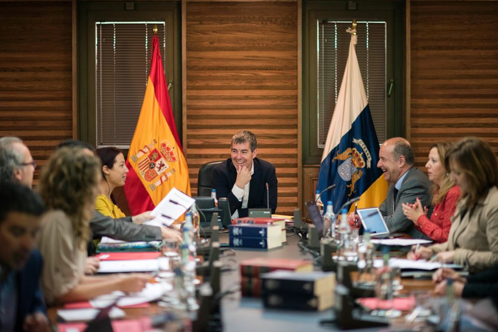 Consejo del Gobierno de Canarias, hoy, lunes.