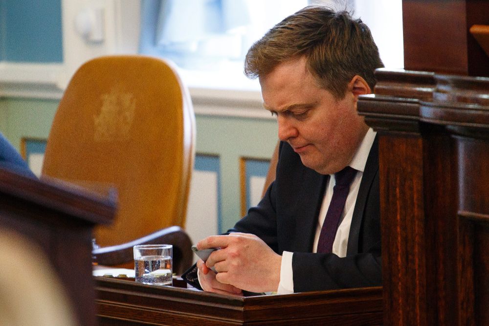El primer ministro islandés, Sigmundur David Gunnlaugsson.