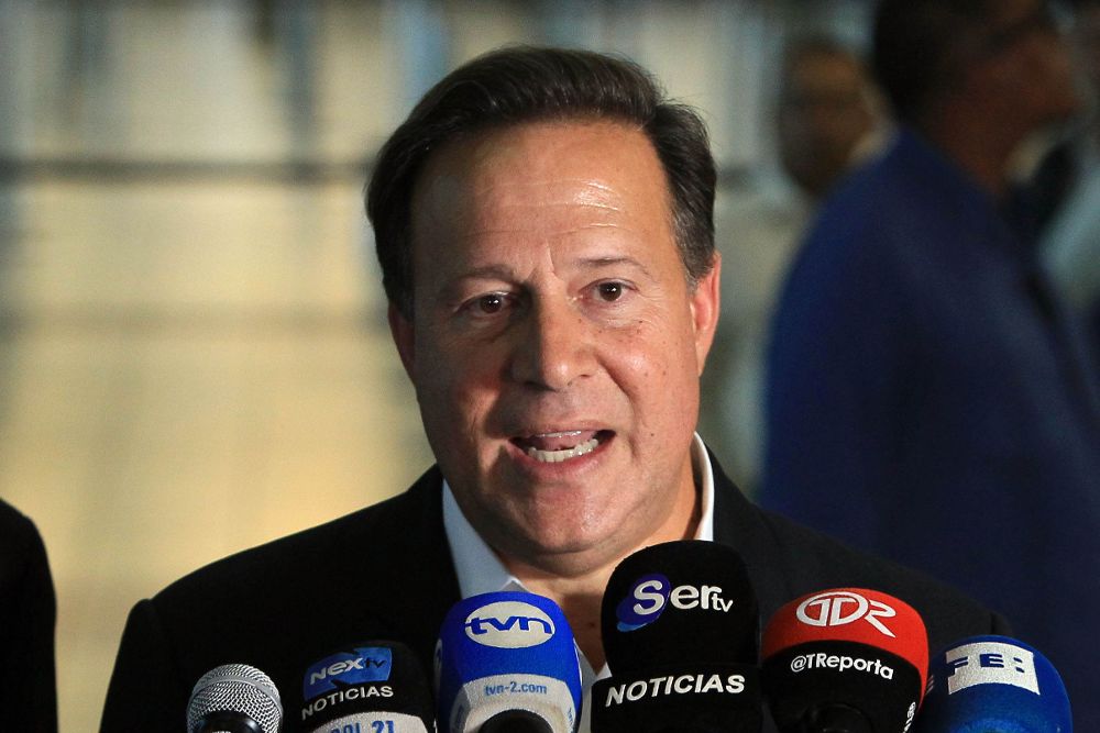 El presidente de Panamá, Juan Carlos Varela.
