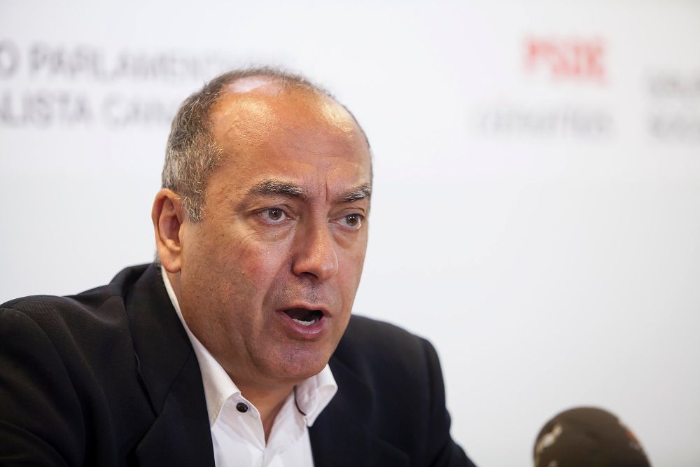 El secretario de Organización del PSOE de Canarias, Julio Cruz.