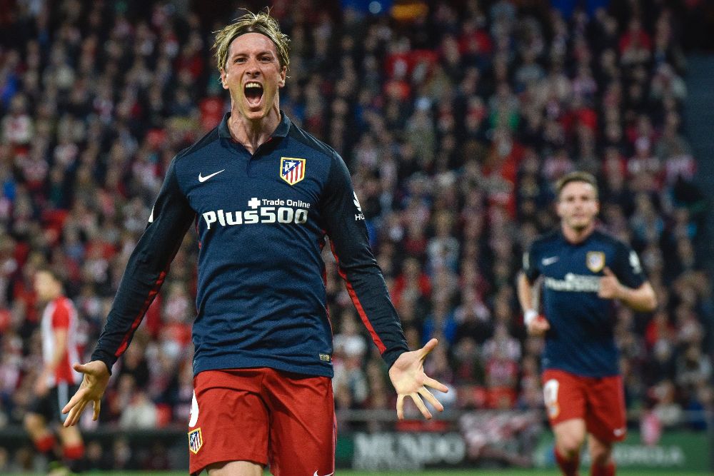 El delantero del Atlético de Madrid Fernando Torres.