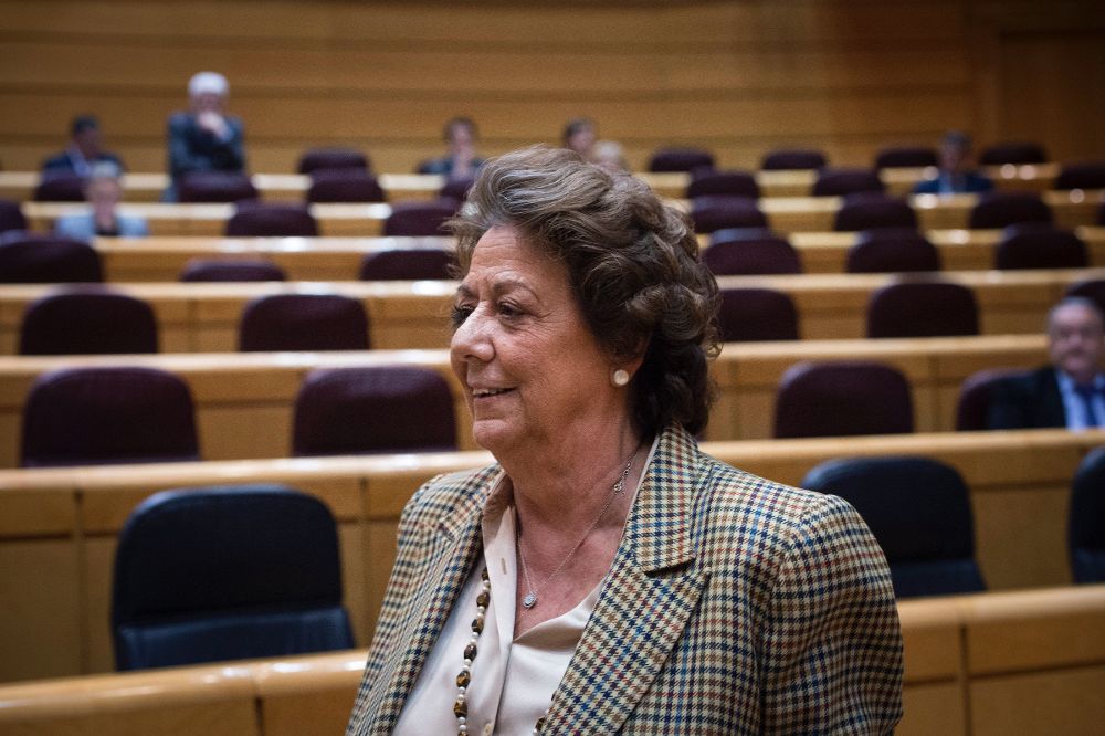 La exalcaldesa de Valencia y senadora en la legislatura finalizada, Rita Barberá.