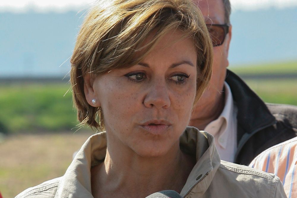 La presidenta del PP de Castilla-La Mancha y secretaria general de esta formación a nivel nacional, María Dolores de Cospedal.