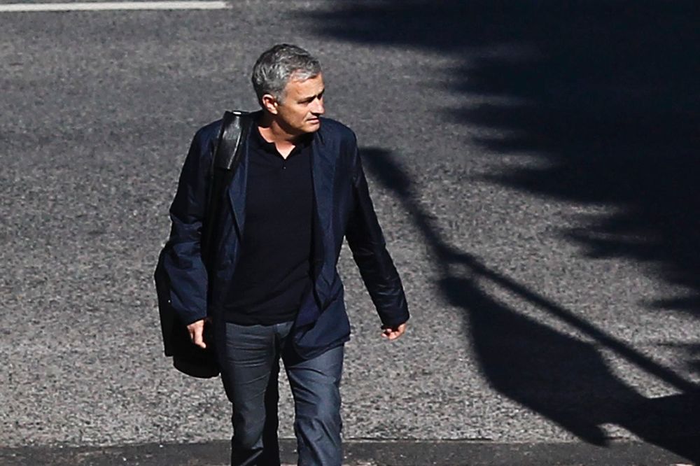 El entrenador del Manchester United, Jose Mourinho.