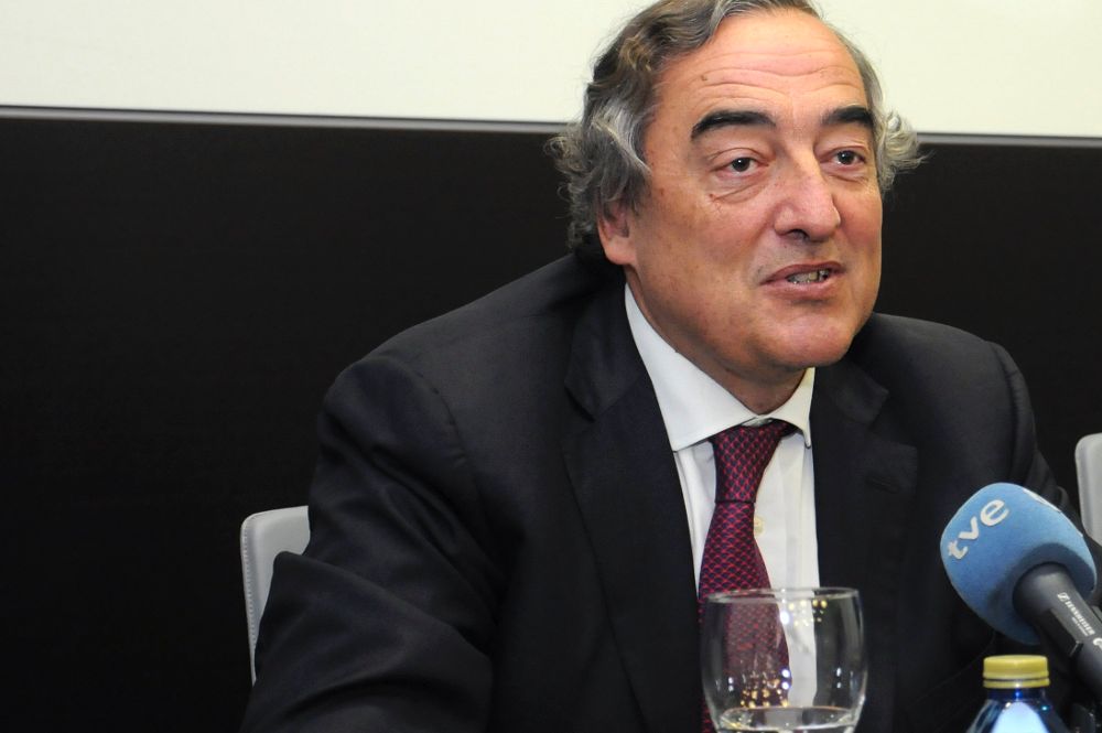 El presidente de la Confederación Española de Organizaciones Empresariales (CEOE), Juan Rosell.