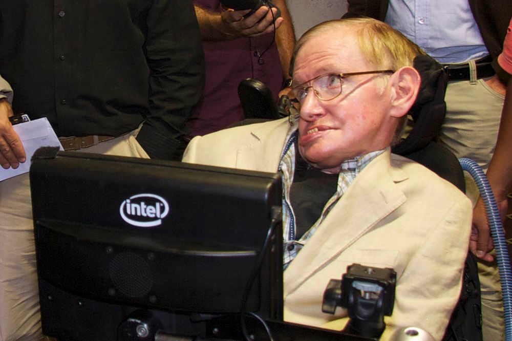 Stephen Hawking, hoy en el sur de Tenerife.