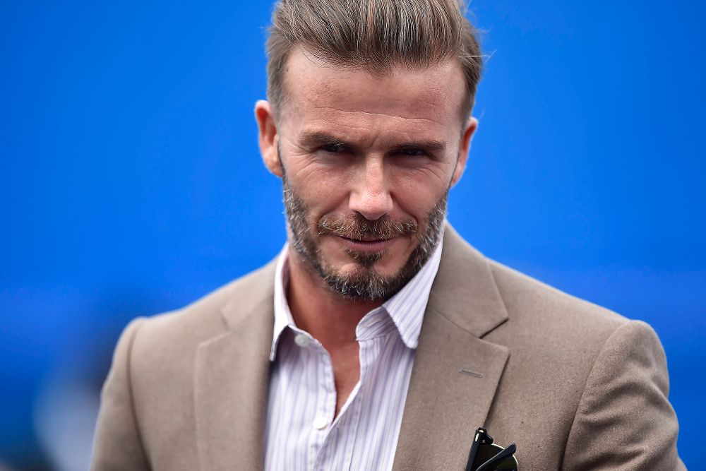 El exfutbolista británico David Beckham.
