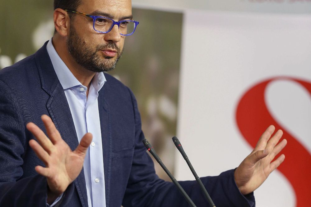 El portavoz del comité electoral del PSOE, Antonio Hernando.