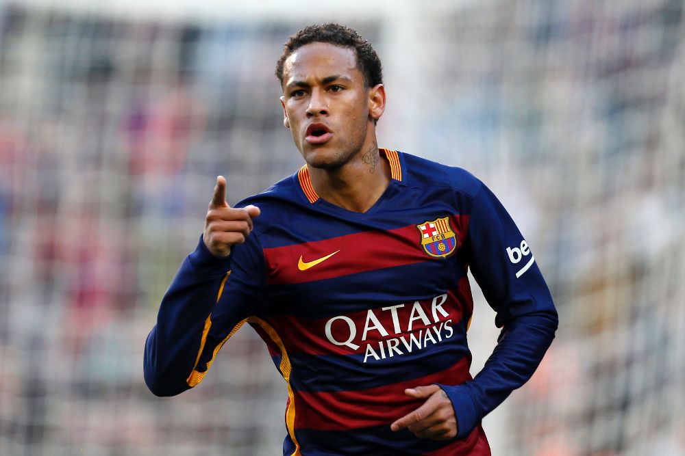 El delantero brasileño del FC Barcelona Neymar Jr..