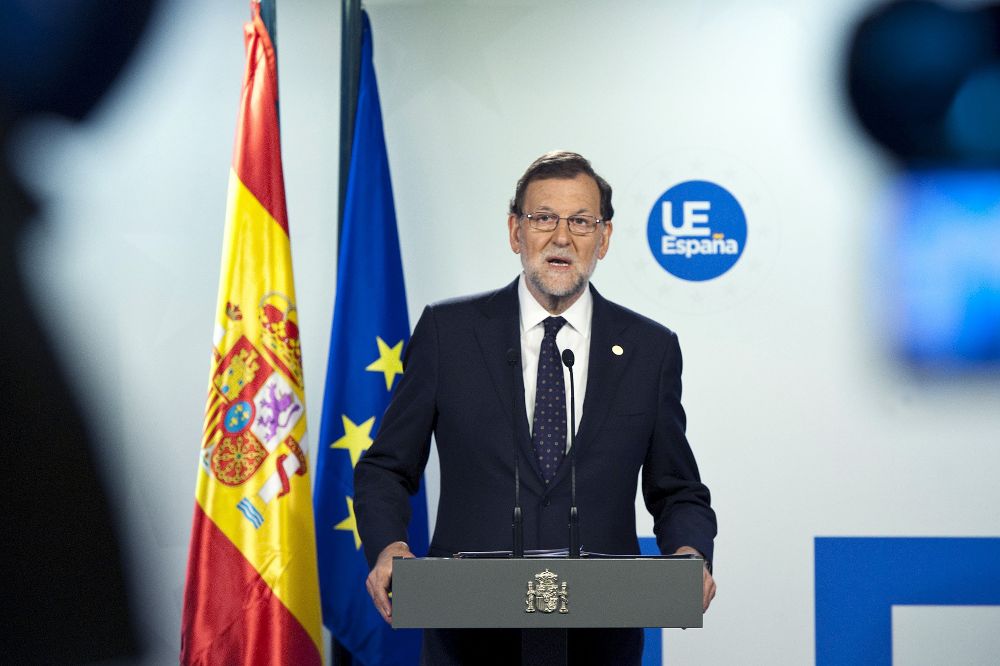 El presidente del Gobierno español en funciones, Mariano Rajoy.