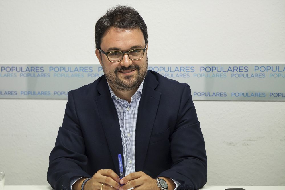 El presidente del Partido Popular de Canarias, Asier Antona.