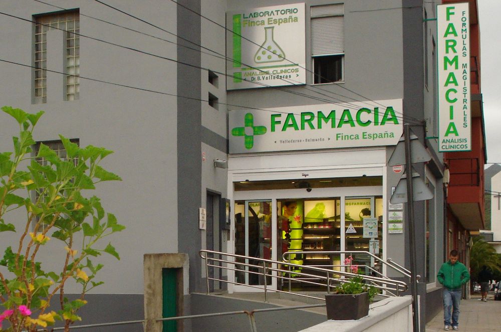 Farmacia de Finca España, en La Laguna.