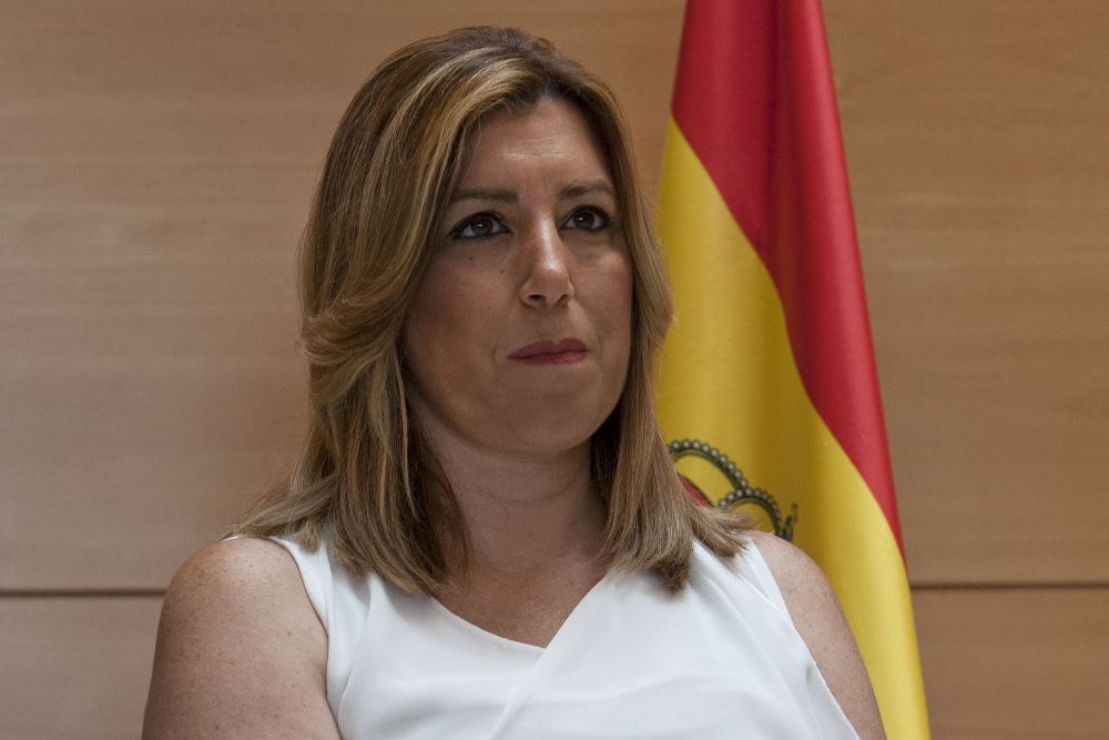 La presidenta de la Junta de Andalucía, Susana Díaz,.