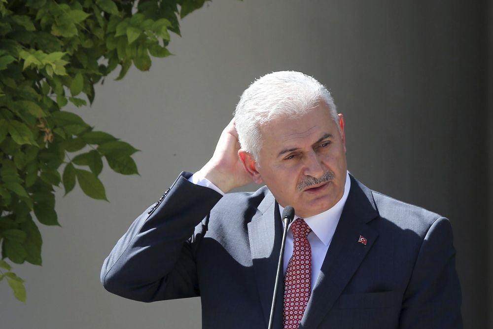 El primer ministro turco, Binali Yildirim.