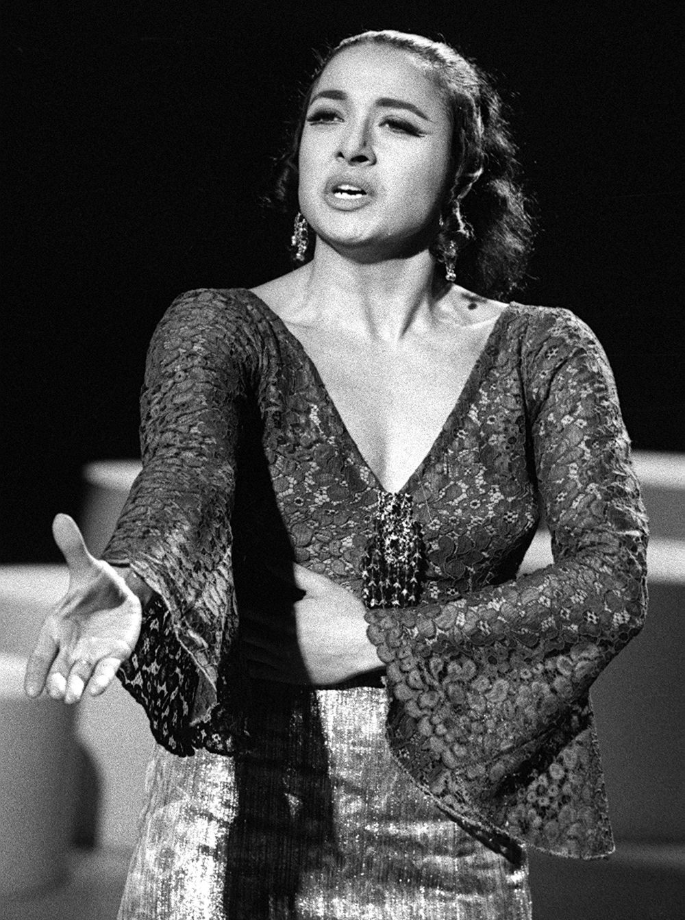 Fotografía tomada el 6 de marzo de 1969 de la cantante.