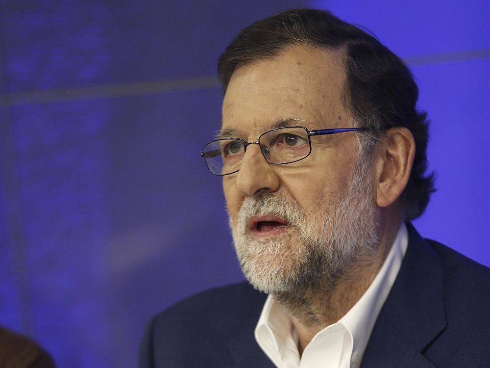 Mariano Rajoy, al inicio de la reunión del Comité Ejecutivo Nacional del PP.