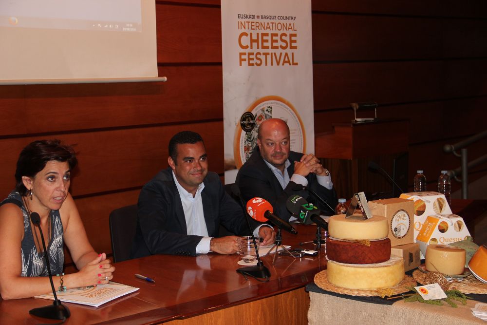Presentación de la presencia canaria en el International Cheese Festival.
