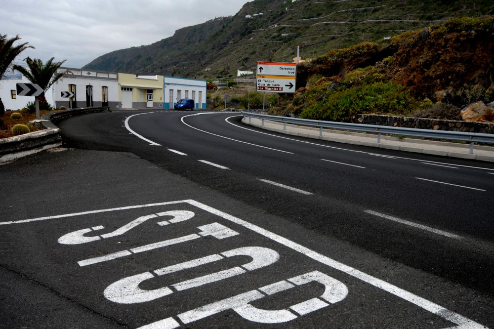 Carretera general del Norte, en Tenerife.