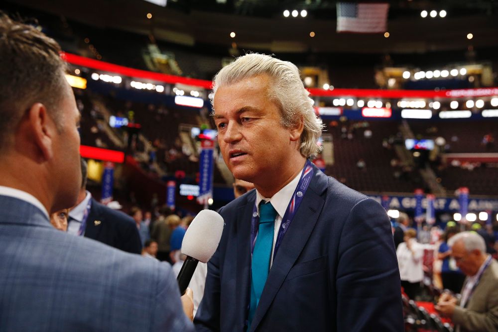 El político holandés Geert Wilders, líder del Partido Holandés por la Libertad.