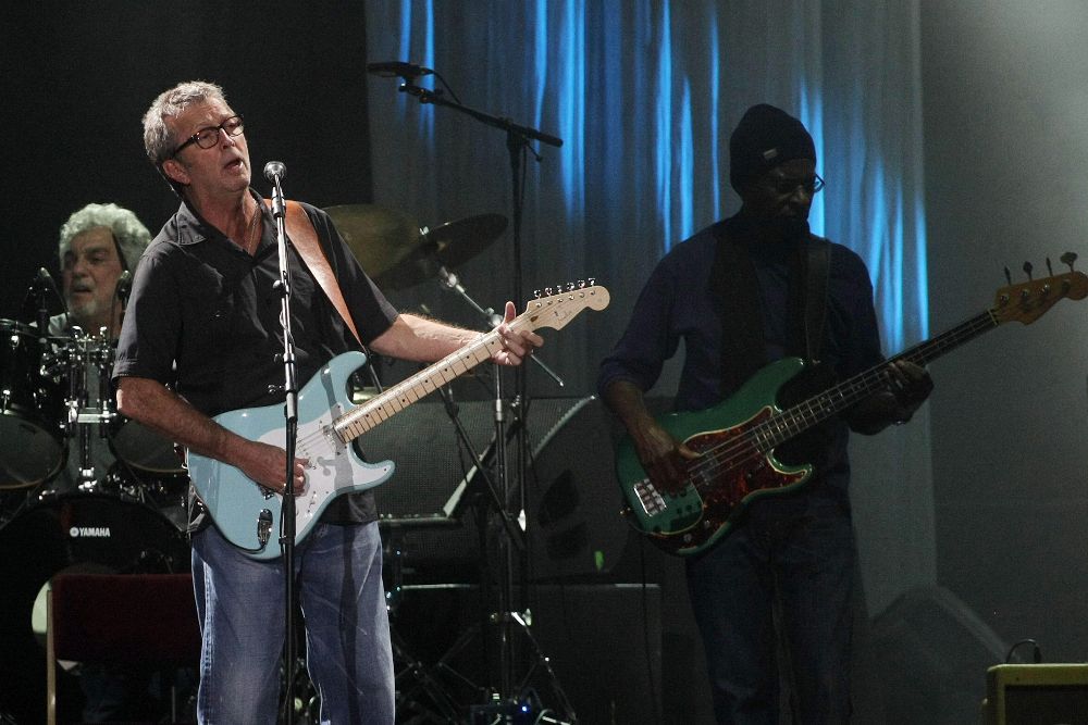 Eric Clapton durante una actuación en 2011.