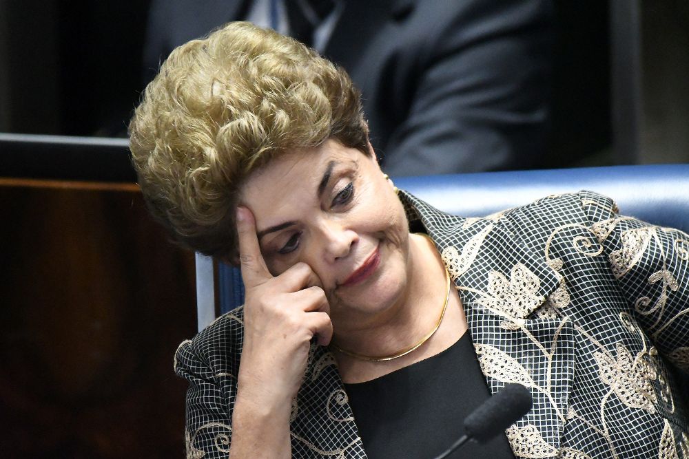 La presidenta suspendida de Brasil Dilma Rousseff.