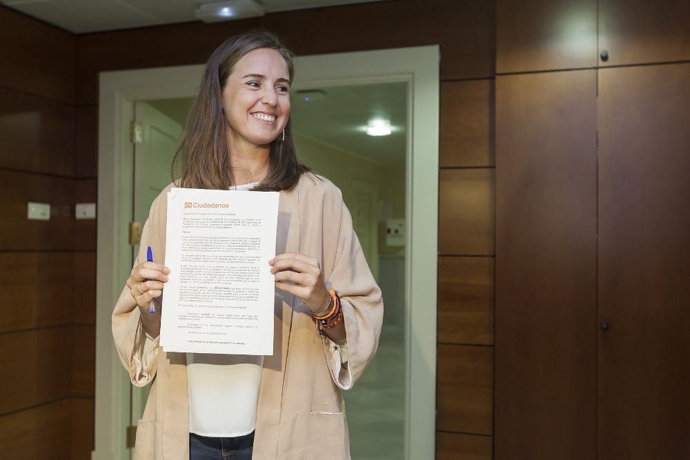 La portavoz de Ciudadanos en Canarias y diputada nacional, Melisa Rodríguez.