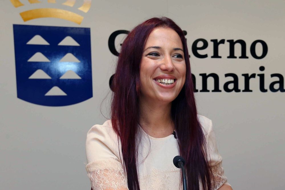 La vicepresidenta del Gobierno de Canarias y consejera de Empleo, Políticas Sociales y Vivienda, Patricia Hernández.