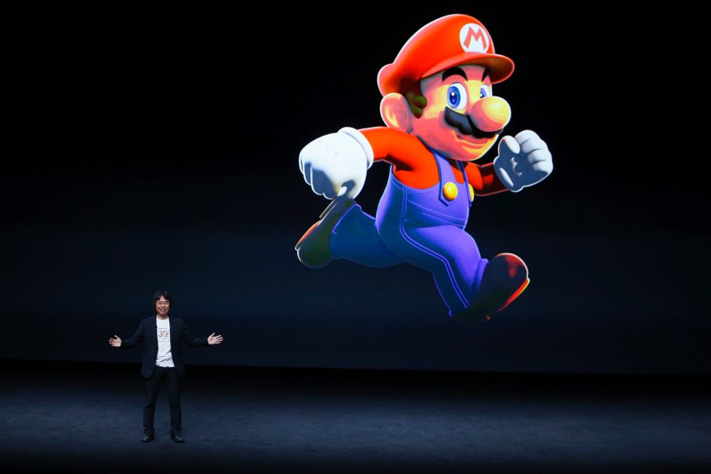 El creador japonés de videojuegos Shigeru Miyamoto.
