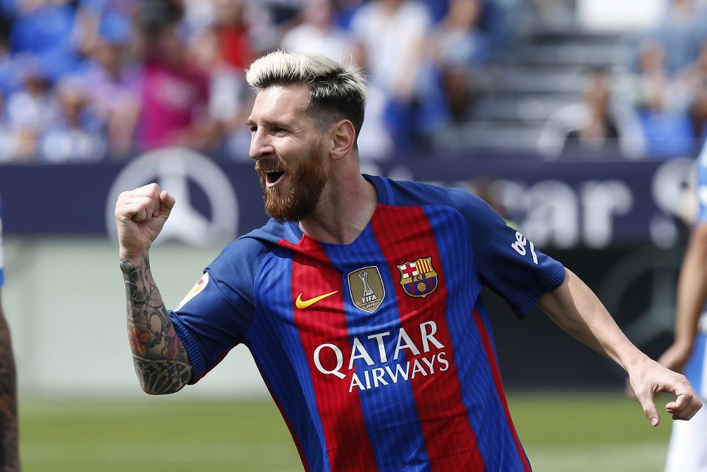 El jugador argentino del FC Barcelona Lionel Messi.
