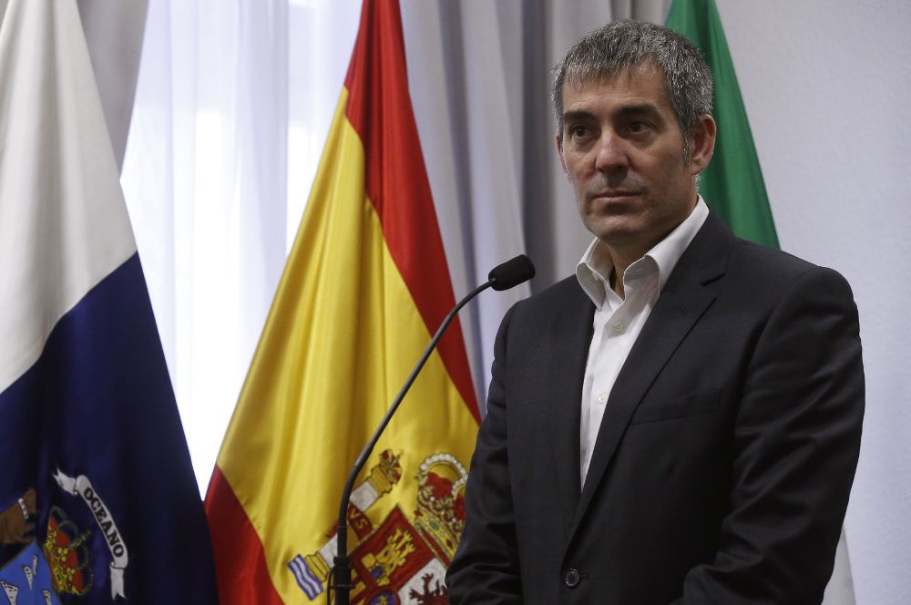 El presidente de Canarias, Fernando Clavijo.