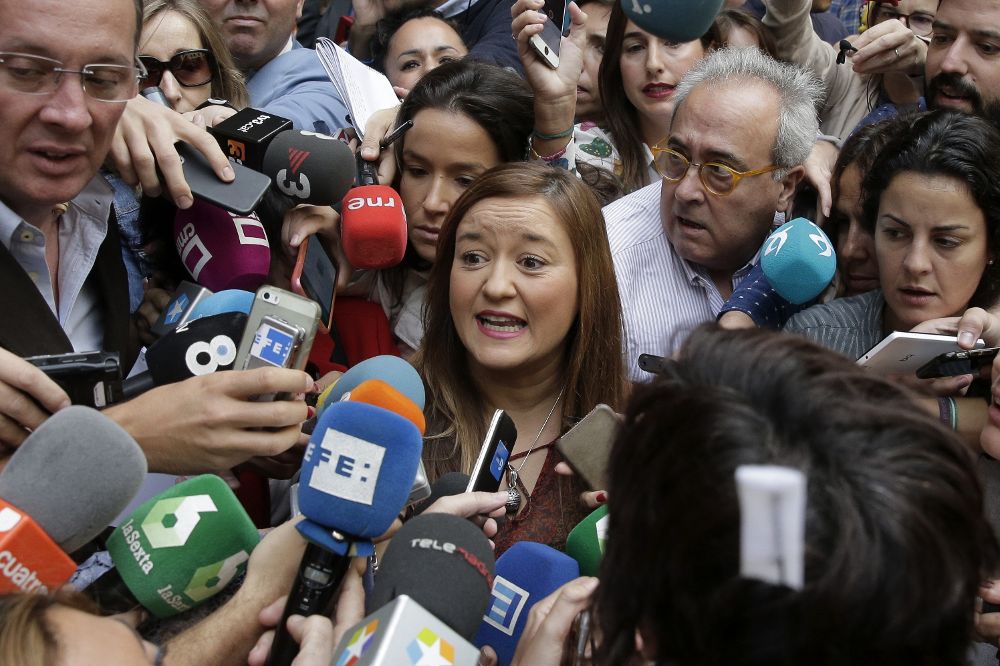 La presidenta del Comité Federal del PSOE, Verónica Pérez, se ha arrogado la condición de ser la única autoridad del partido en este momento.