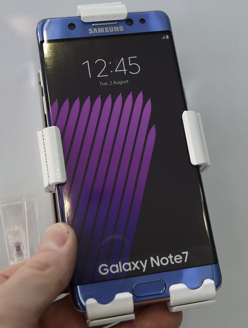Un dispositivo Samsung Galaxy Note 7.