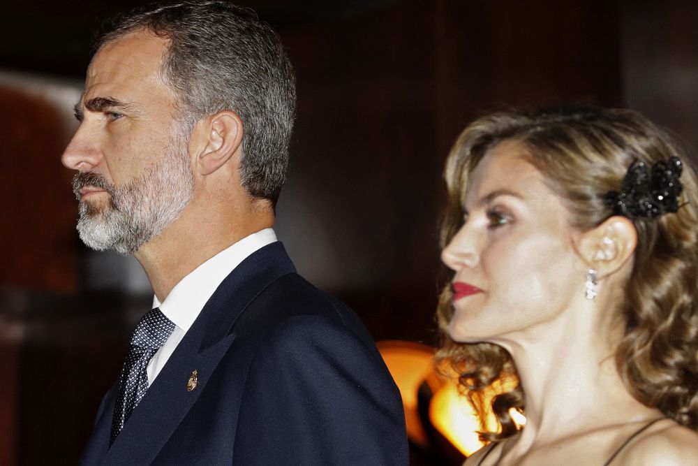 El Rey Felipe y la Reina Letizia, en el XXV Concierto de los Premios Princesa de Asturias, cuya ceremonia de entrega se celebrará mañana.