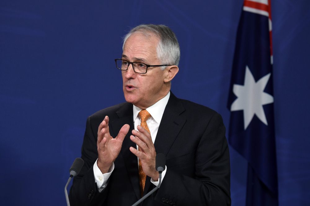 El primer ministro australiano, Malcolm Turnbull, durante una rueda de prensa en Sydney.