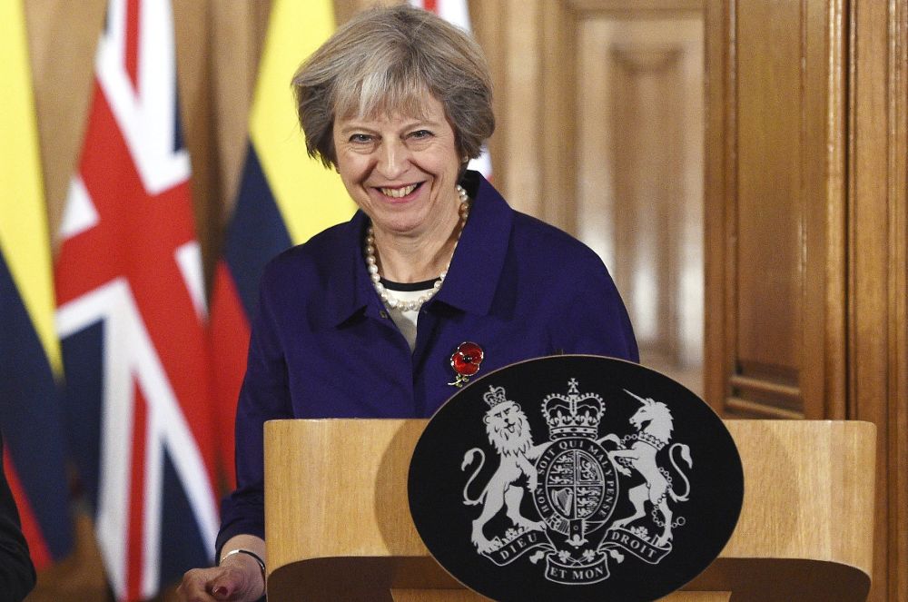 La primera ministra británica, Theresa May.