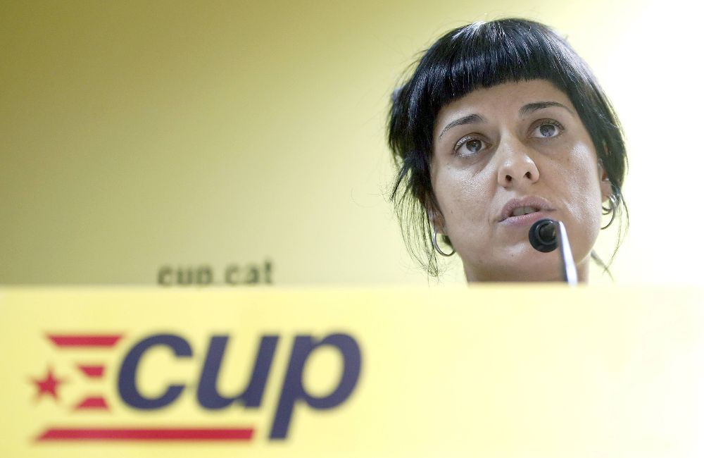 La dirigente de la CUP Anna Gabriel.