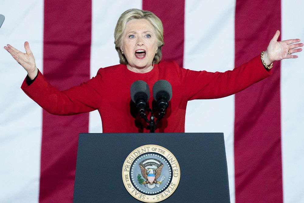 La candidata demócrata por la presidencia de Estados Unidos, Hillary Clinton.