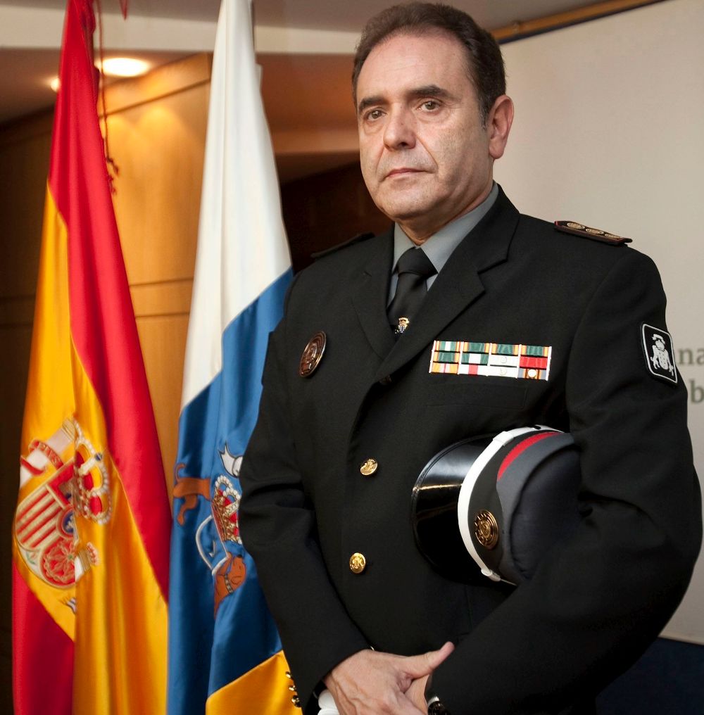 Ignacio Bádenas, en 2009, cuando tomó posesión como comisario jefe de la policía judicial de Las Palmas.