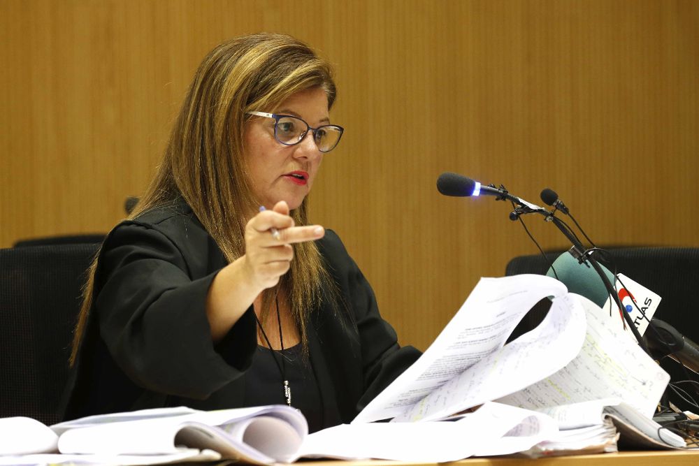 Gloria Esther Rivero, abogada defensora del sospechoso de la desaparición de Yeremi Vargas, Antonio O.B., "El Rubio",.