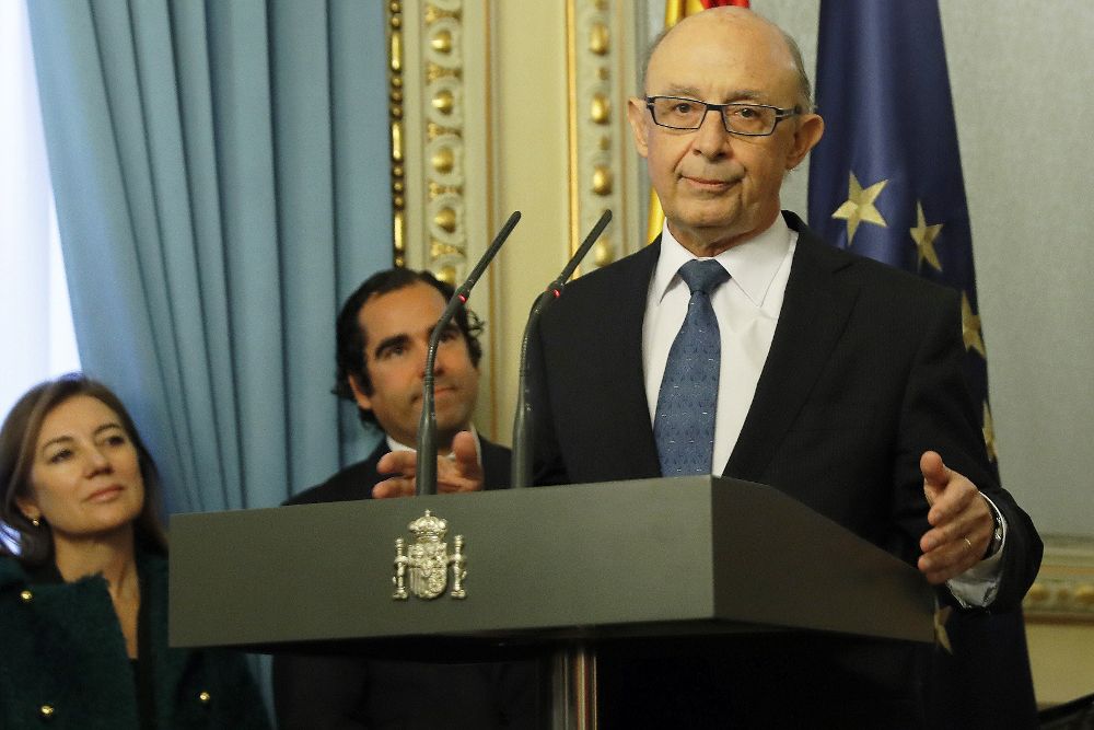 El ministro de Hacienda, Cristóbal Montoro.