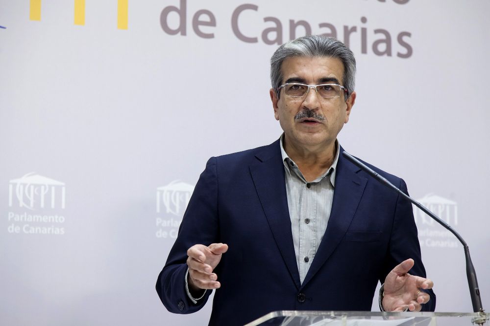 El diputado de Nueva Canarias en el Parlamento de Canarias, Román Rodríguez.