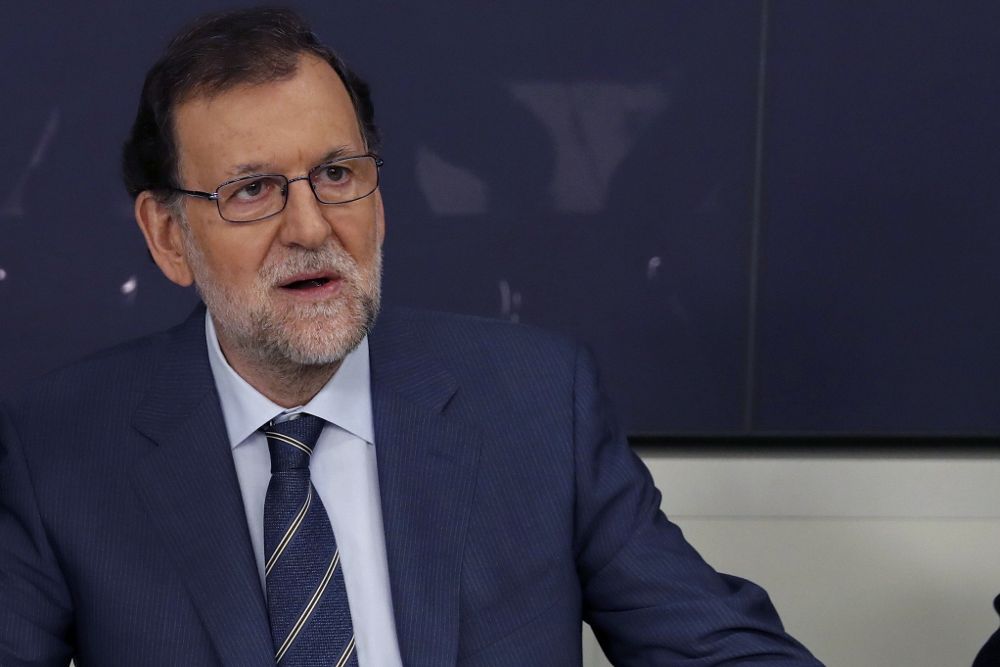 El jefe del Ejecutivo y presidente del PP, Mariano Rajoy.